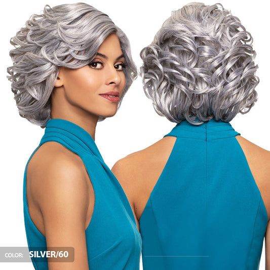 Foxy Silver Collection Fusion Heat Natural J-Part Wig - VICKIE Alexwigs