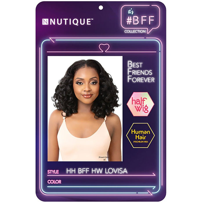 Nutique BFF Human Hair Blend Half Wig - LOVISA Alexwigs