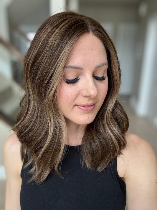 18" Mia LOB Comfort Cap Lace Top Wig (S) Alexwigs