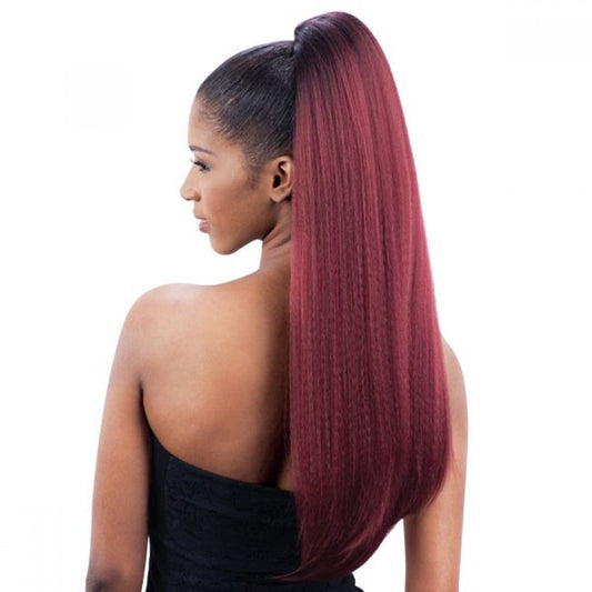 Freetress Equal Drawstring Ponytail YAKY BOUNCE 30 Inch Alexwigs