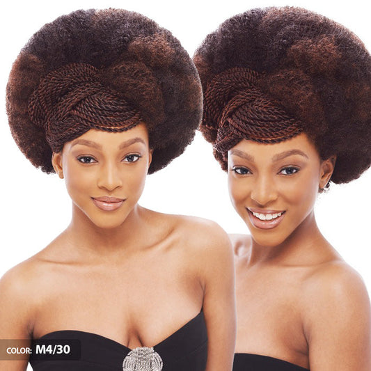 Janet Collection Noir 2 in 1 Value Pack Crochet Braid - AFRO KINKY BULK 24" Alexwigs