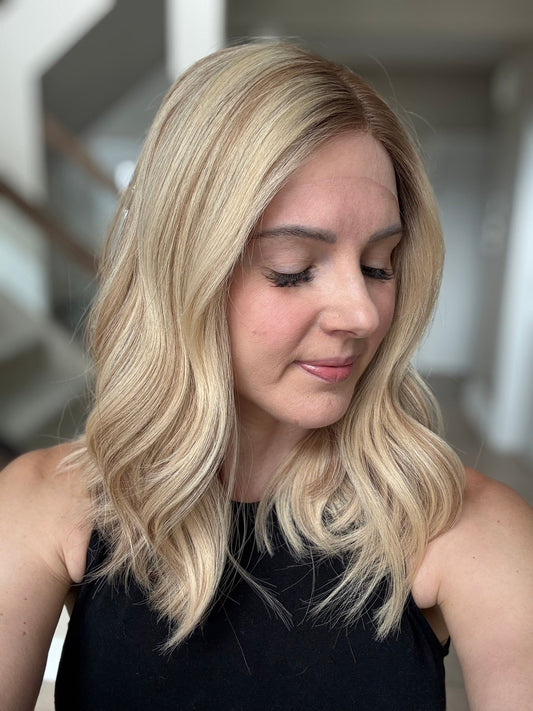 18" Cara LOB Comfort Cap Lace Top Wig (M) (FINAL SALE) Alexwigs