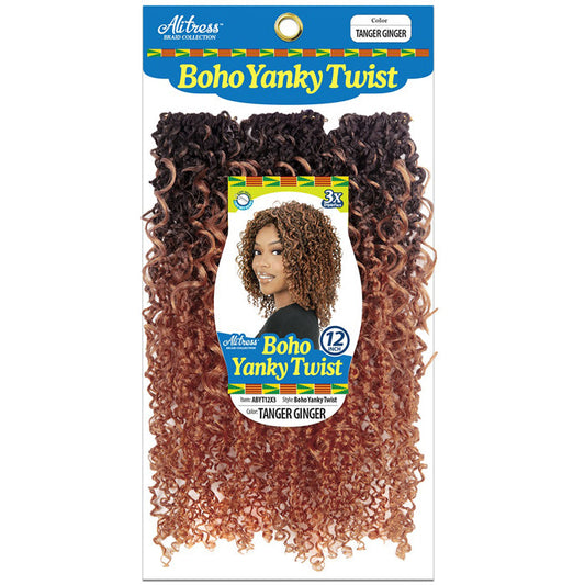Chade Alitress Pre-Looped Crochet Braids - BOHO YANKY TWIST 12" 3X Alexwigs