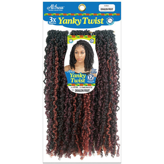 Chade Alitress Pre-Looped Crochet Braids - YANKY TWIST 12" 3X Alexwigs