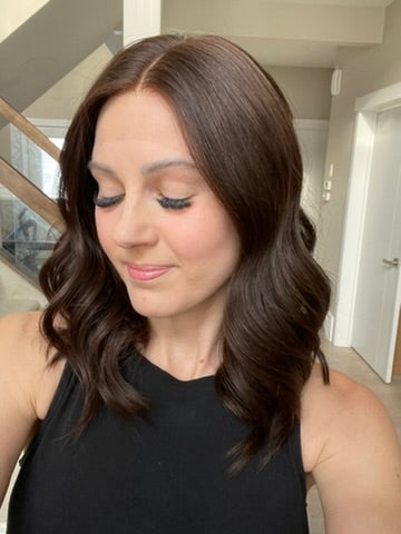 18" Callie Luxury Cap Lace Top Wig (XS) Alexwigs