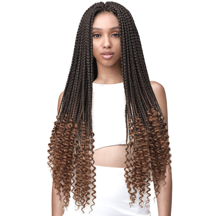 Bobbi Boss Crochet BOMBA BOX BRAID Curly Tips 28" 2X Alexwigs