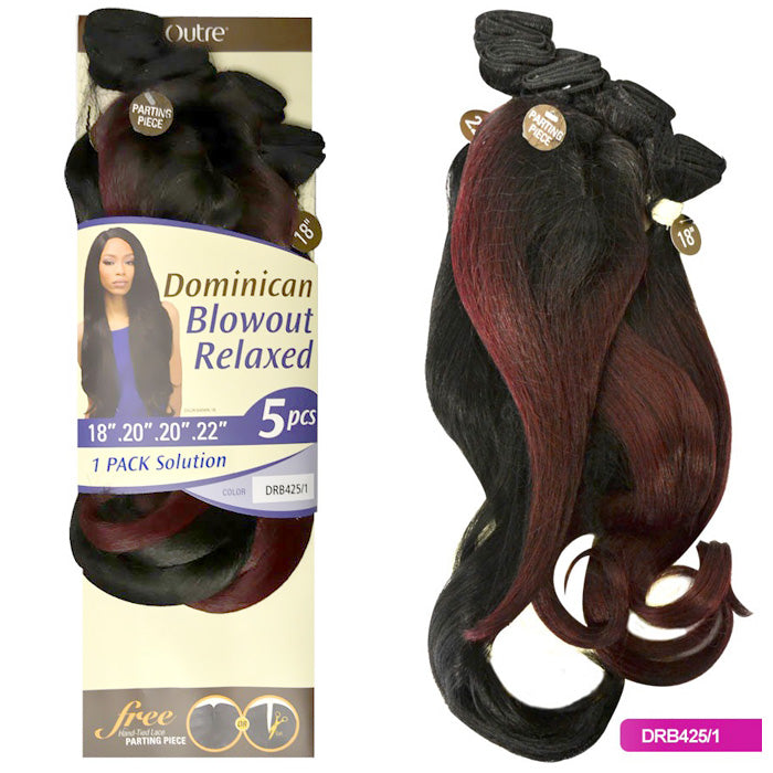 Outre Duo Batik Weave - DOMINICAN BLOWOUT RELAXED 5 Pcs (1 Pack Solution) Alexwigs