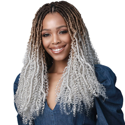 Bobbi Boss Nu Locs Pre-Looped Crochet Braid - NU LOCS WATER CURL BOHO 18" 2X Alexwigs
