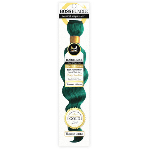 Bobbi Boss Bundle 100% Natural Virgin Hair Gold Level Weave - OCEAN WAVE 10-18" Alexwigs