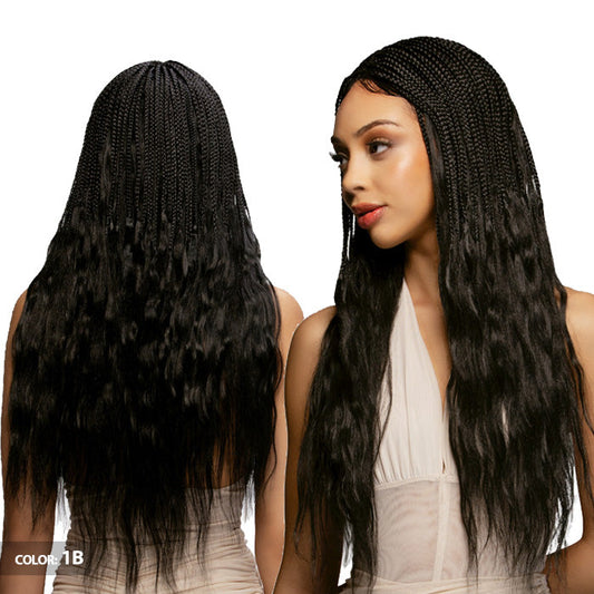 Vivica A Fox Braided 4" HD Deep Lace Part Wig - BW-ARTE