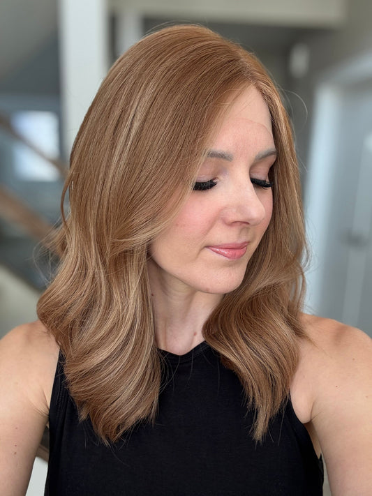 18" Monika LOB Comfort Cap Lace Top Wig (S) (FINAL SALE) Alexwigs