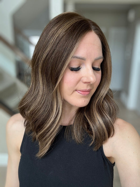 18" Mia LOB Comfort Cap Lace Top Wig (M) (FINAL SALE) Alexwigs