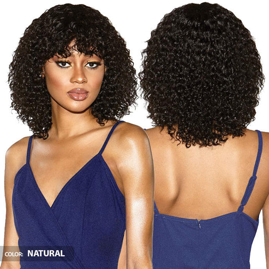 Sensationnel 12A 100% Virgin Human Hair Wet & Wavy Full Wig - BOHEMIAN BOB Alexwigs