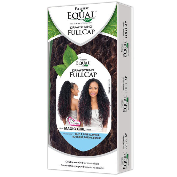 Freetress Equal Drawstring Fullcap Half Wig MAGIC GIRL Alexwigs
