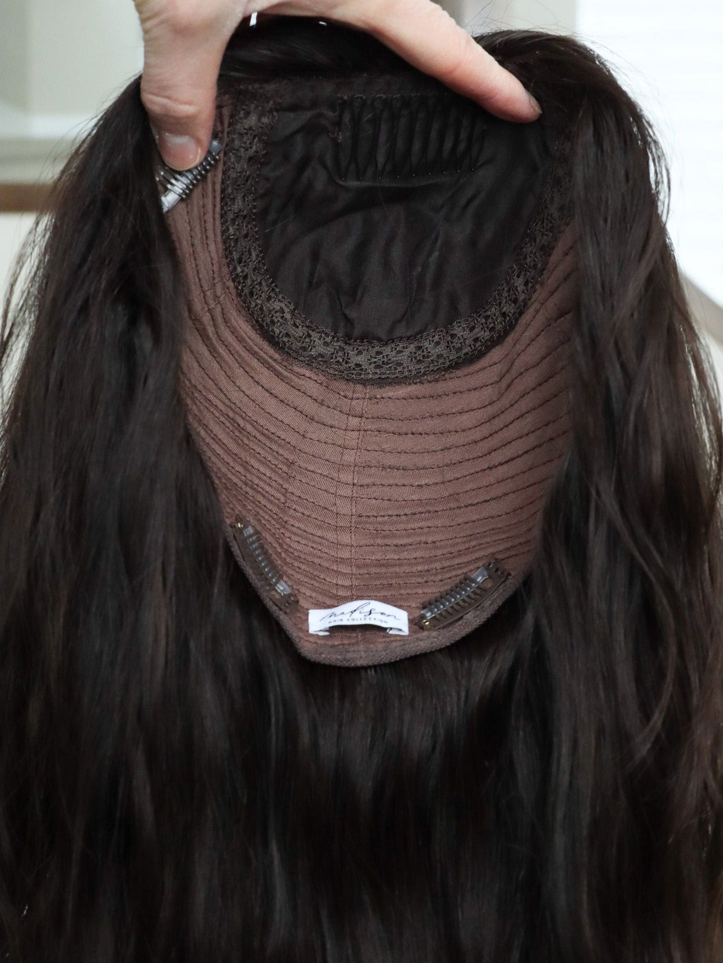 20" Fine Texture Natural Collection #260 9x9 Silk Top Topper (FINAL SALE) Alexwigs