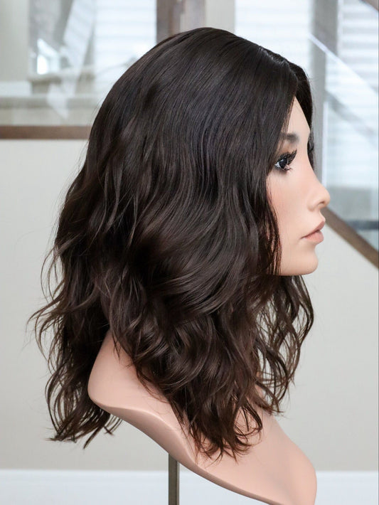 17" Fine Texture Natural Collection #265 9x9 Silk Top Topper (FINAL SALE) Alexwigs