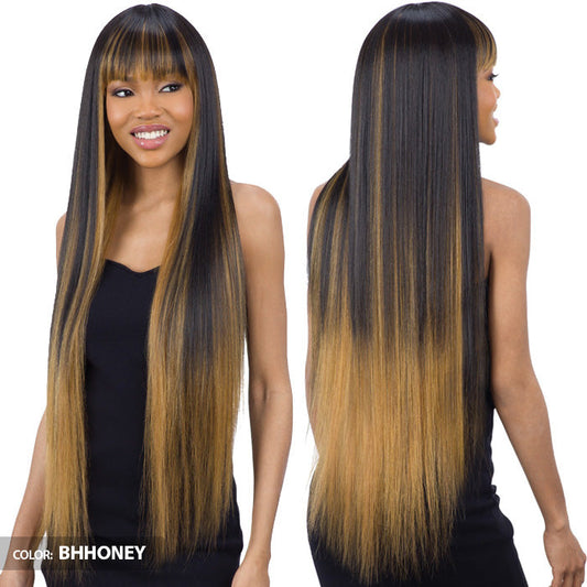 Mayde Beauty Free Part Axis Sleek Touch Full Wig - SLEEK CHINA BANG Alexwigs