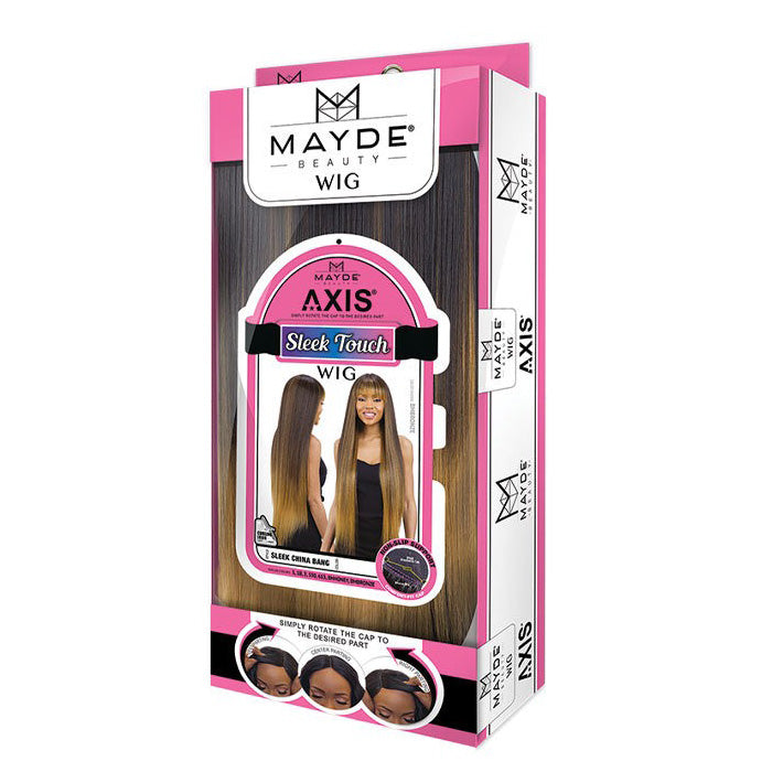 Mayde Beauty Free Part Axis Sleek Touch Full Wig - SLEEK CHINA BANG Alexwigs