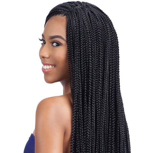 Model Model Glance Pre-Looped Crochet Braid - LONG SMALL BOX BRAID Alexwigs