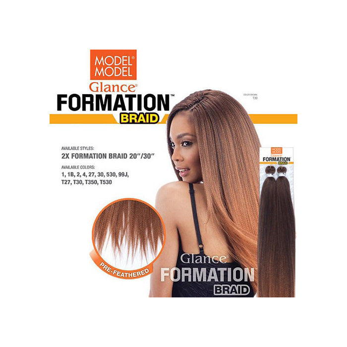 Model Model Glance Crochet Braids - 2X FORMATION 20" Alexwigs