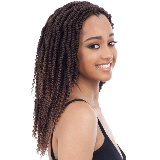 Model Model Glance Pre-Looped Crochet Braid - 2X LARGE BOMB TWIST 12" Alexwigs