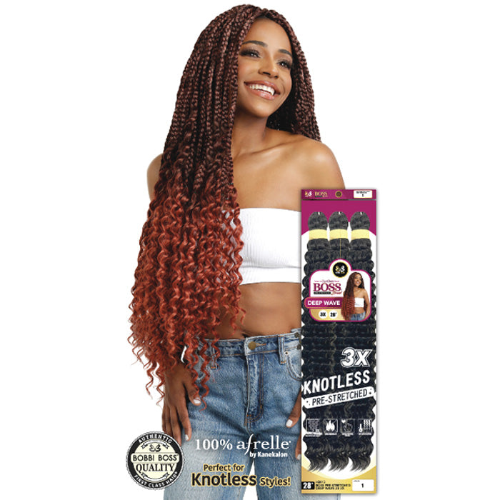 Bobbi Boss Pre-Stretched Braid - HB013 DEEP WAVE 28" 3X Alexwigs