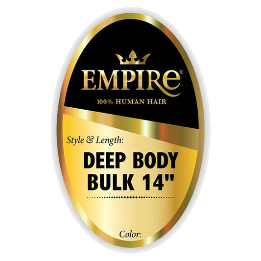 Sensationnel Empire 100% Human Hair Braids Bulk - DEEP BODY BULK 14" Alexwigs