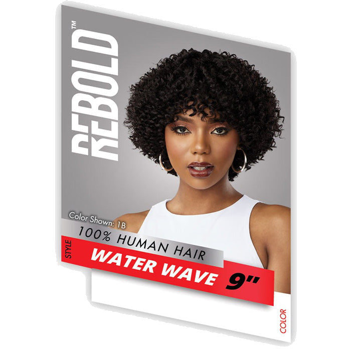 Sensationnel Rebold 100% Human Hair 3 PCS Weaves - WATER WAVE 9" Alexwigs