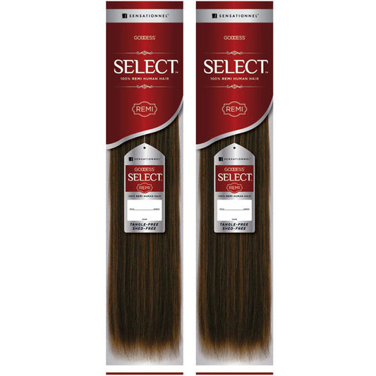Sensationnel 100% Remi Human Hair Goddess Select Weave - NEW YAKI 12" Alexwigs