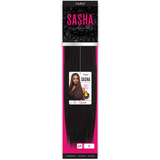 Outre 100% Human Hair Weave - SASHA YAKI 8/10" Alexwigs
