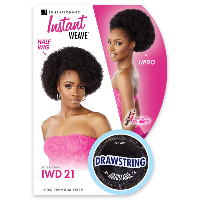 Sensationnel Instant Weave Half Wig / Updo Drawstring Ponytail - IWD 21 Alexwigs