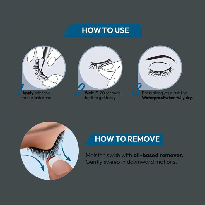 Kiss I-Envy Super Strong Waterproof Eyelash Adhesive - CLEAR Alexwigs