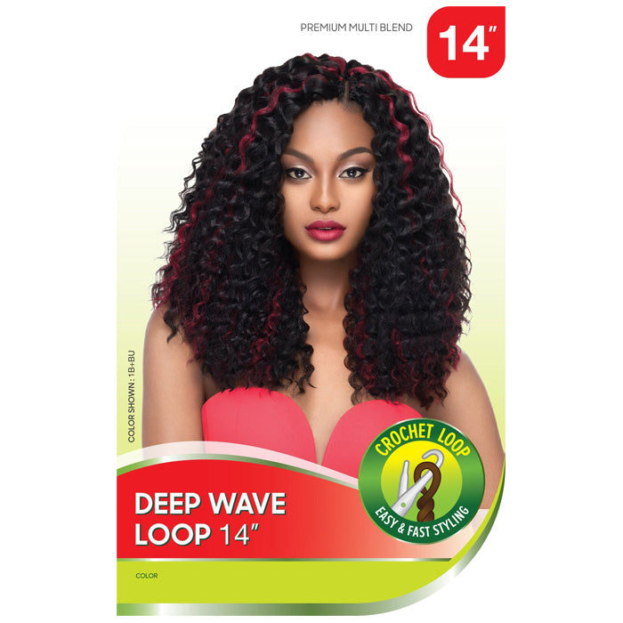 Outre X-Pression Crochet Braid DEEP WAVE LOOP 14 Inch Alexwigs