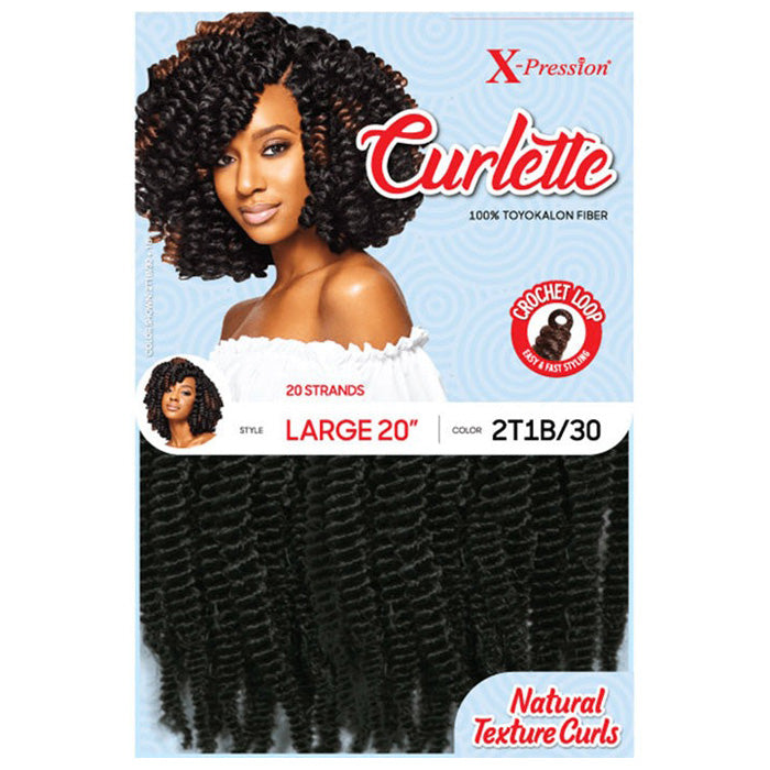 Outre X-Pression Curlette Crochet Loop Braid - LARGE 10"/20" Alexwigs