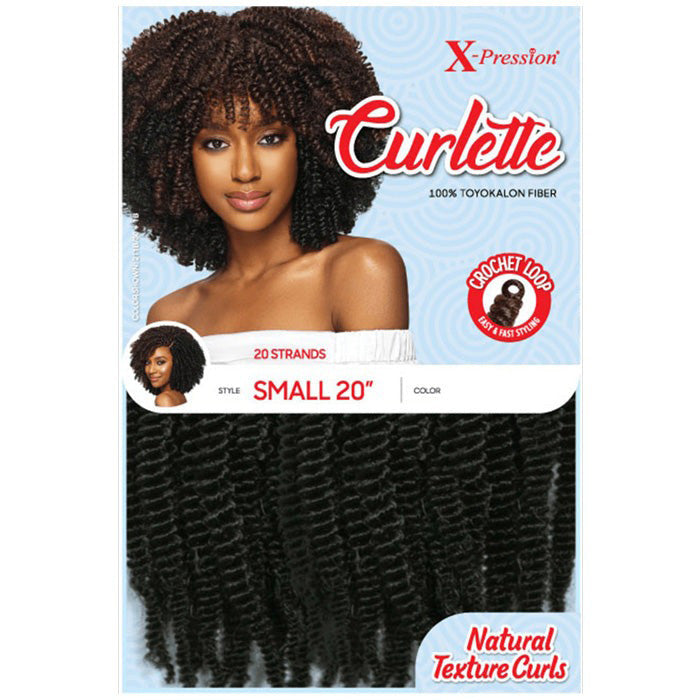 Outre X-Pression Curlette Crochet Loop Braid - SMALL 10"/20" Alexwigs