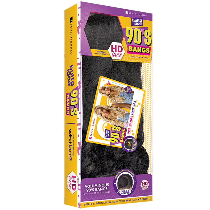 Sensationnel Butta Lace 90's Bangs Glueless HD Lace Front Wig - 90's BANGS UNIT 902 Alexwigs