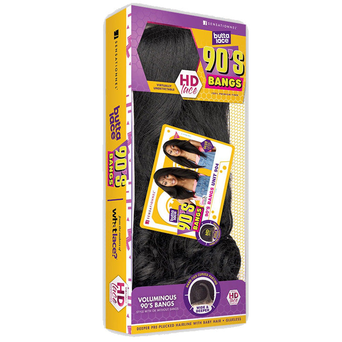 Sensationnel Butta Lace 90's Bangs Glueless HD Lace Front Wig - 90's BANGS UNIT 904 Alexwigs