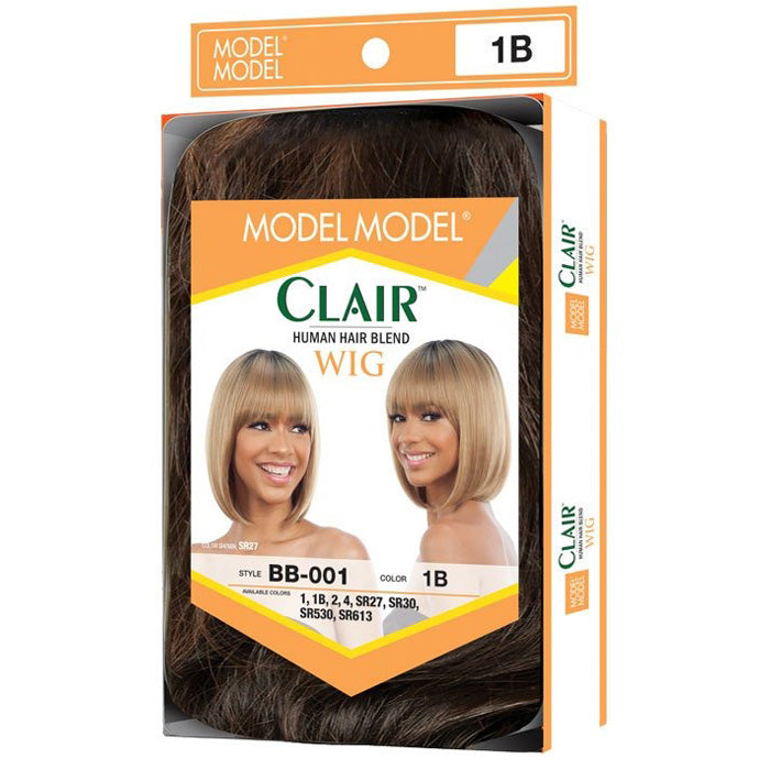 Model Model Human Hair Blend Clair Wig - BB 001 Alexwigs
