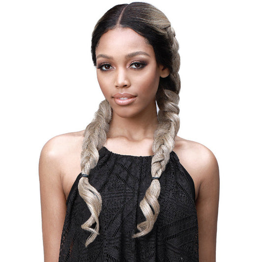 Bobbi Boss Human Hair Blend Extreme Part Lace Front Wig - MBLF230 SANA Alexwigs