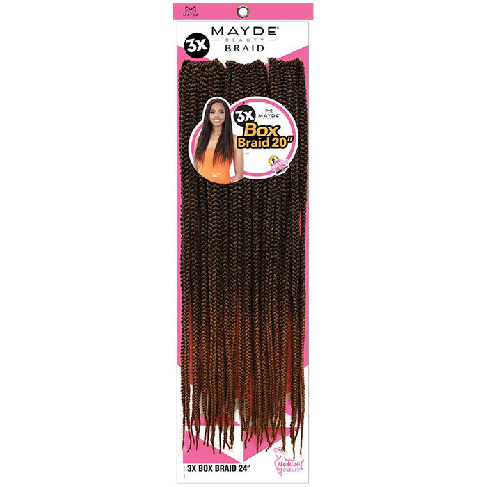 Mayde Beauty Pre-Looped Crochet - BOX BRAID 14"/16"/18"20" 3X Alexwigs