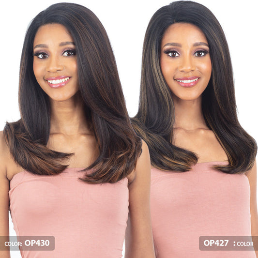 Model Model Miss Divine Glueless Human Hair Blend HD Lace Front Wig - THEA Alexwigs