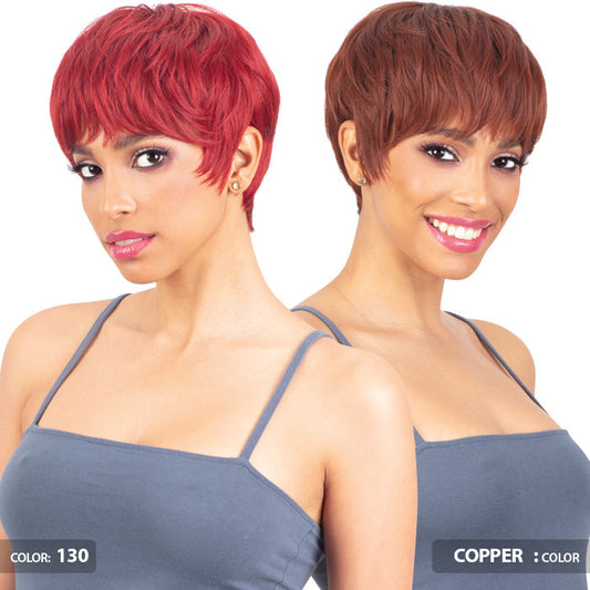 Model Model Clair Human Hair Blend Full Wig - BB-009 Alexwigs
