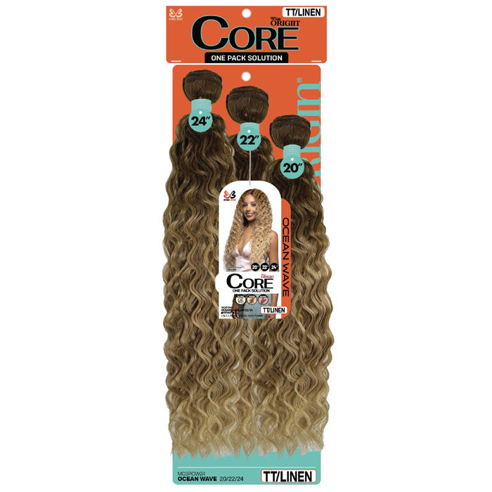 Bobbi Boss Miss Origin Core One Pack 3PCS Weave - MO3POW24 OCEAN WAVE (20"/22"/24") Alexwigs
