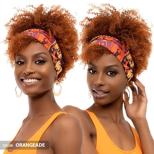 Janet Collection Natural Curly Full Wig - NATURAL AFRO MICA Alexwigs