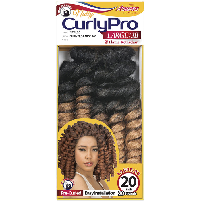 Amour Natty Crochet Braid - NCPL20 - CURLY PRO LARGE 20"