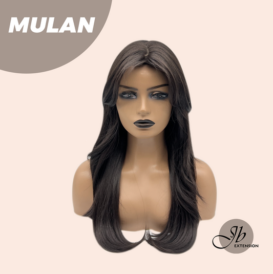 JBEXTENSION 24 Inches Midnight Brown( Black/Brown) Curly Wig MULAN Alexwigs