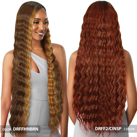 Outre HD Pre-Plucked Lace Front Wig - ANABEL - Crimp Wave Alexwigs