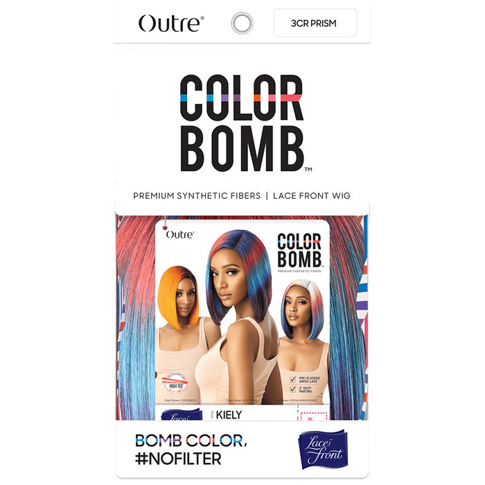 Outre Color Bomb L-Part Pre-Plucked Swiss Lace 5" Deep Part Wig - KIELY Alexwigs