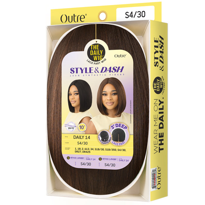 Style And Dash The Daily WIg By Outre 3" Deep Lace Part Wig - DAILY 14 Alexwigs