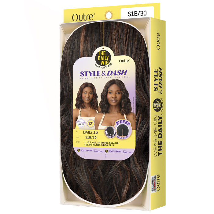 Style And Dash The Daily Wig By Outre 3" Deep Lace Part Wig - DAILY 15 Alexwigs